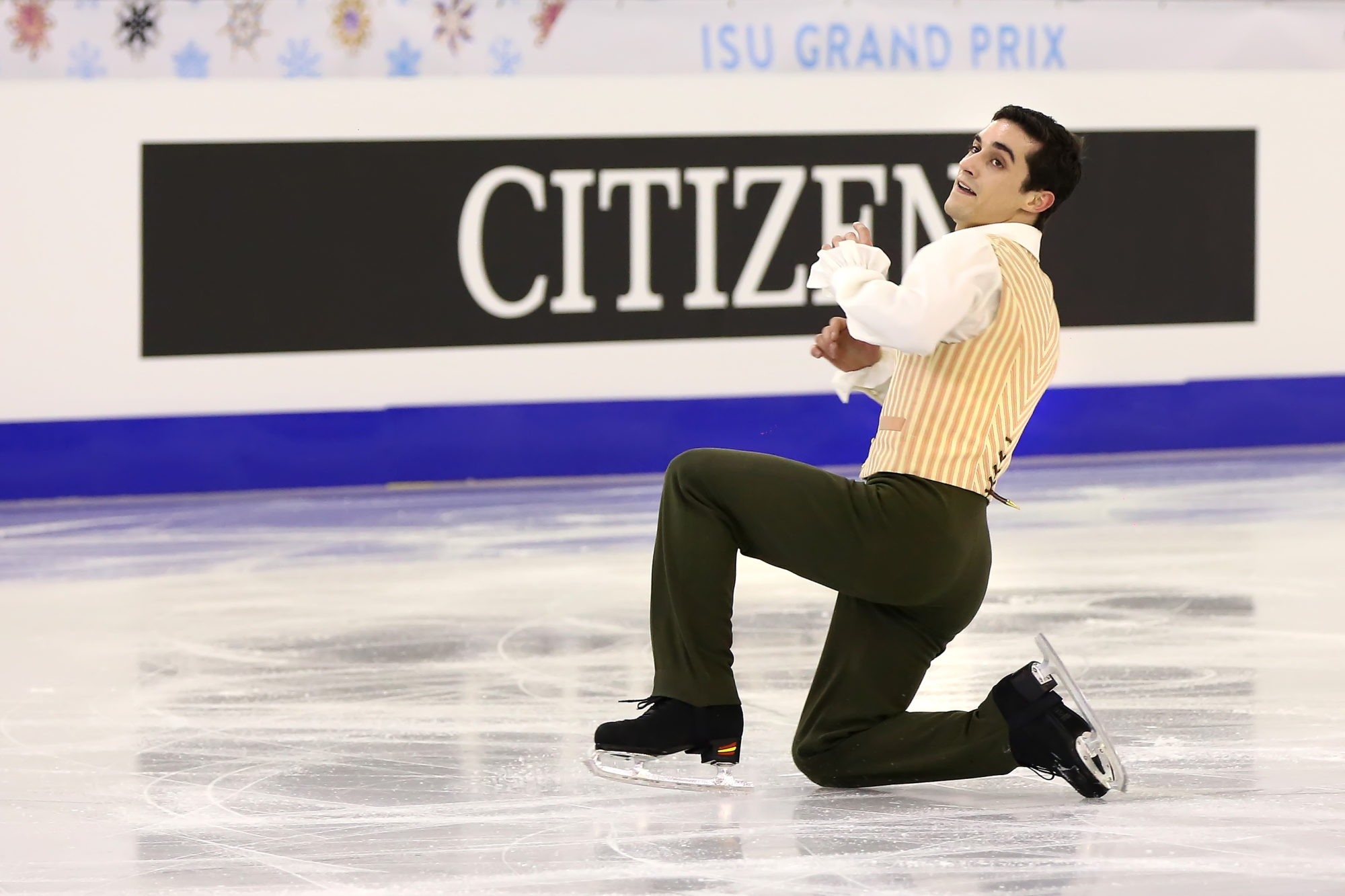 Javi prensa patinaje artístico sobre hielo | FEDH | Federación Española de Deportes de Hielo