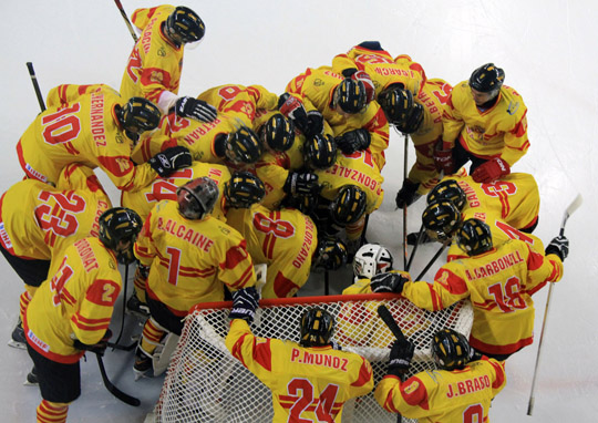 1404 ESPAÑA Aerea HOCKEY HIELO | FEDH | Federación Española de Deportes de Hielo