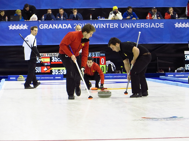 CURLING GRANADA WINTER UNIVERSIADE ESPAÑA | FEDH | Federación Española de Deportes de Hielo