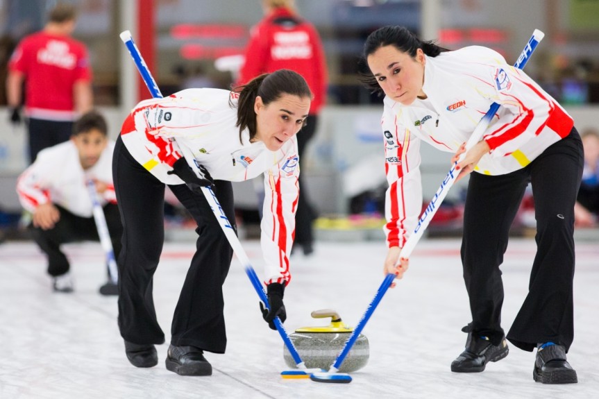 , España vence a Israel en el Mundial Mixto de Curling, Real Federación Española Deportes de Hielo