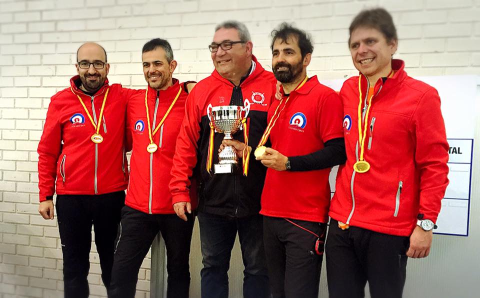 , CH Jaca cierra un fin de semana memorable venciendo en el Campeonato de España de Curling, Real Federación Española Deportes de Hielo