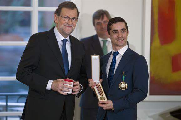 , Javier Fernández Recibe la Medalla de Oro de la Real Orden del Mérito Deportivo, Real Federación Española Deportes de Hielo