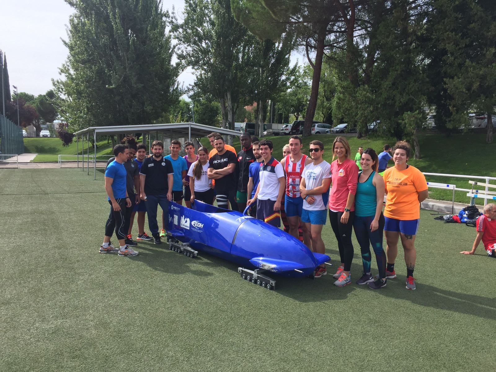 , Gran éxito de las pruebas de Bobsleigh de la FEDH, Real Federación Española Deportes de Hielo