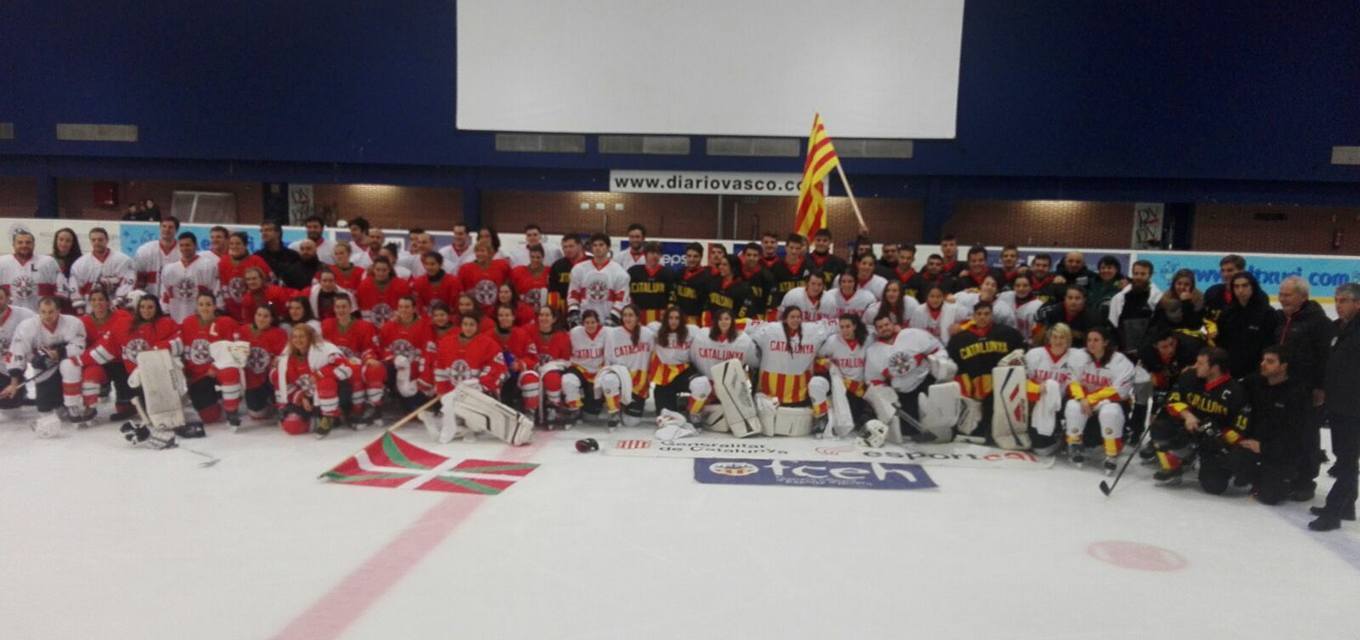 , Doble encuentro navideño entre las selecciones de País Vasco y Cataluña de Hockey Hielo, Real Federación Española Deportes de Hielo