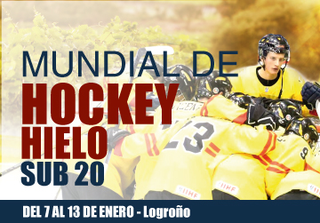 , Presentado el poster del Mundial U20 de Hockey Hielo M de Logroño, Real Federación Española Deportes de Hielo
