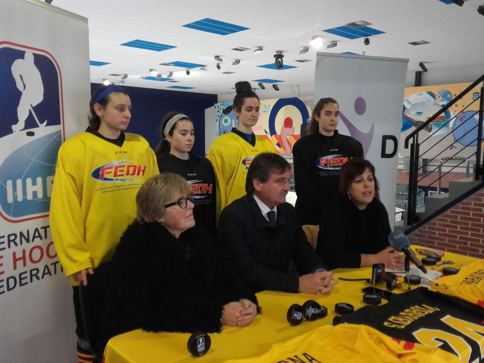 , Presentado en San Sebastián el Mundial U18 de Hockey Hielo Femenino, Real Federación Española Deportes de Hielo