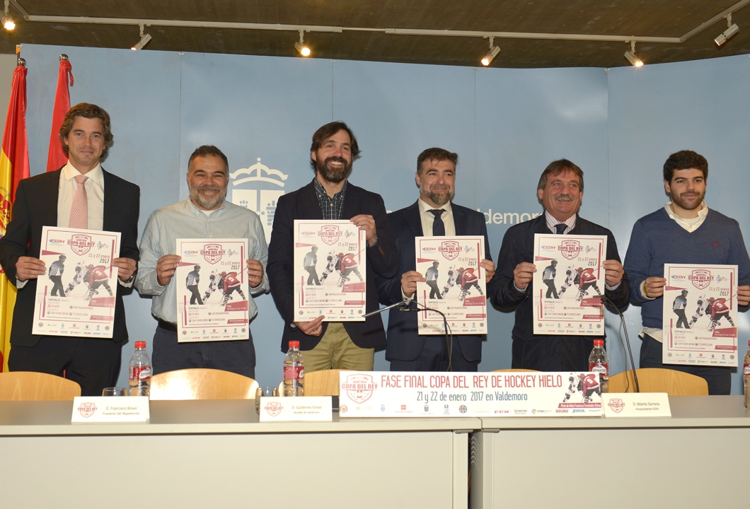 , Presentada en Valdemoro la Copa del Rey de Hockey Hielo, Real Federación Española Deportes de Hielo