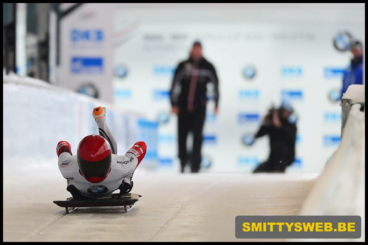 , Ander Mirambell y María Montejano en el Top 20 de la Copa del Mundo de skeleton en Igls, Real Federación Española Deportes de Hielo