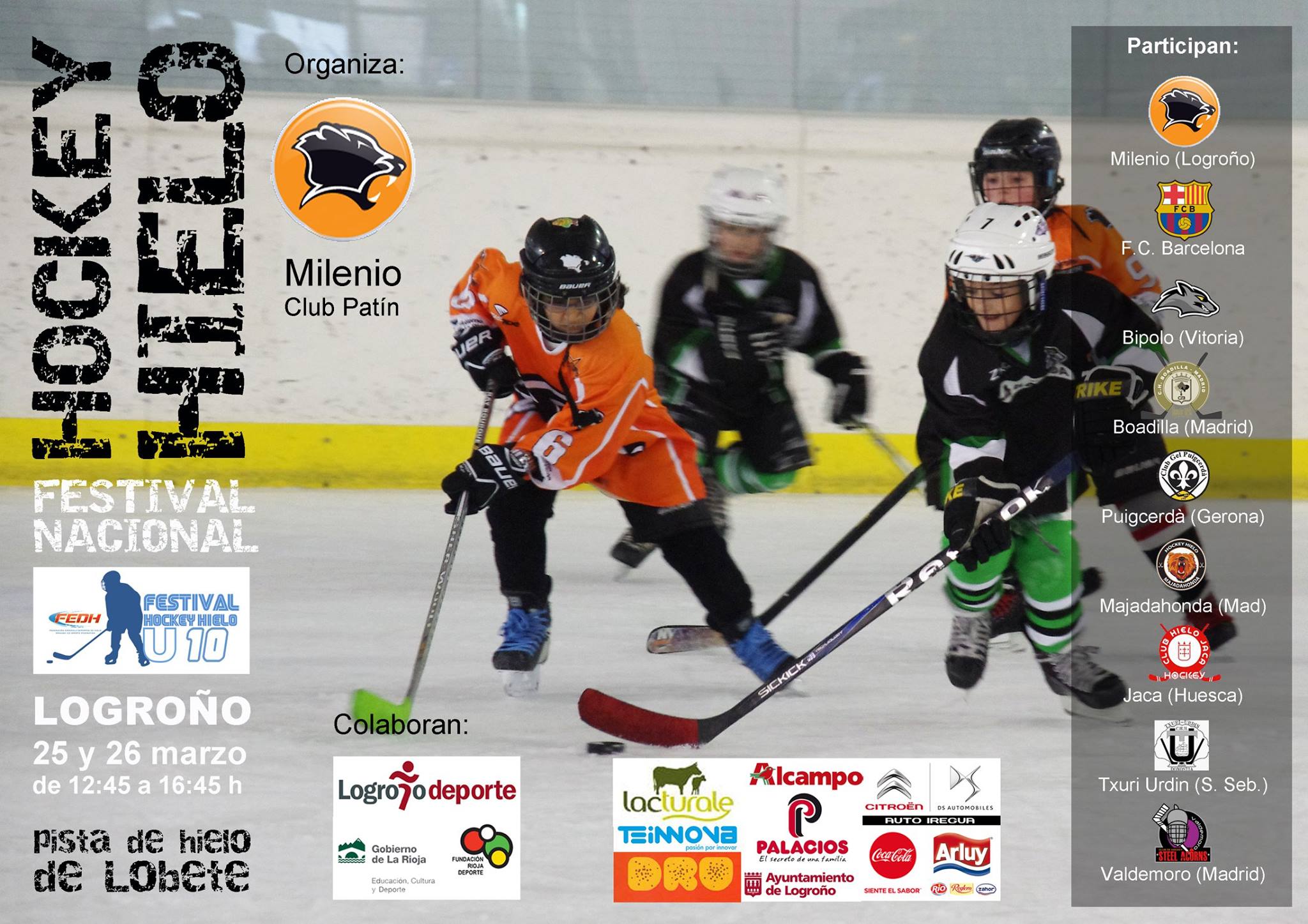 , Este fin de semana se celebra en Logroño el Festival U10 de Hockey Hielo, Real Federación Española Deportes de Hielo