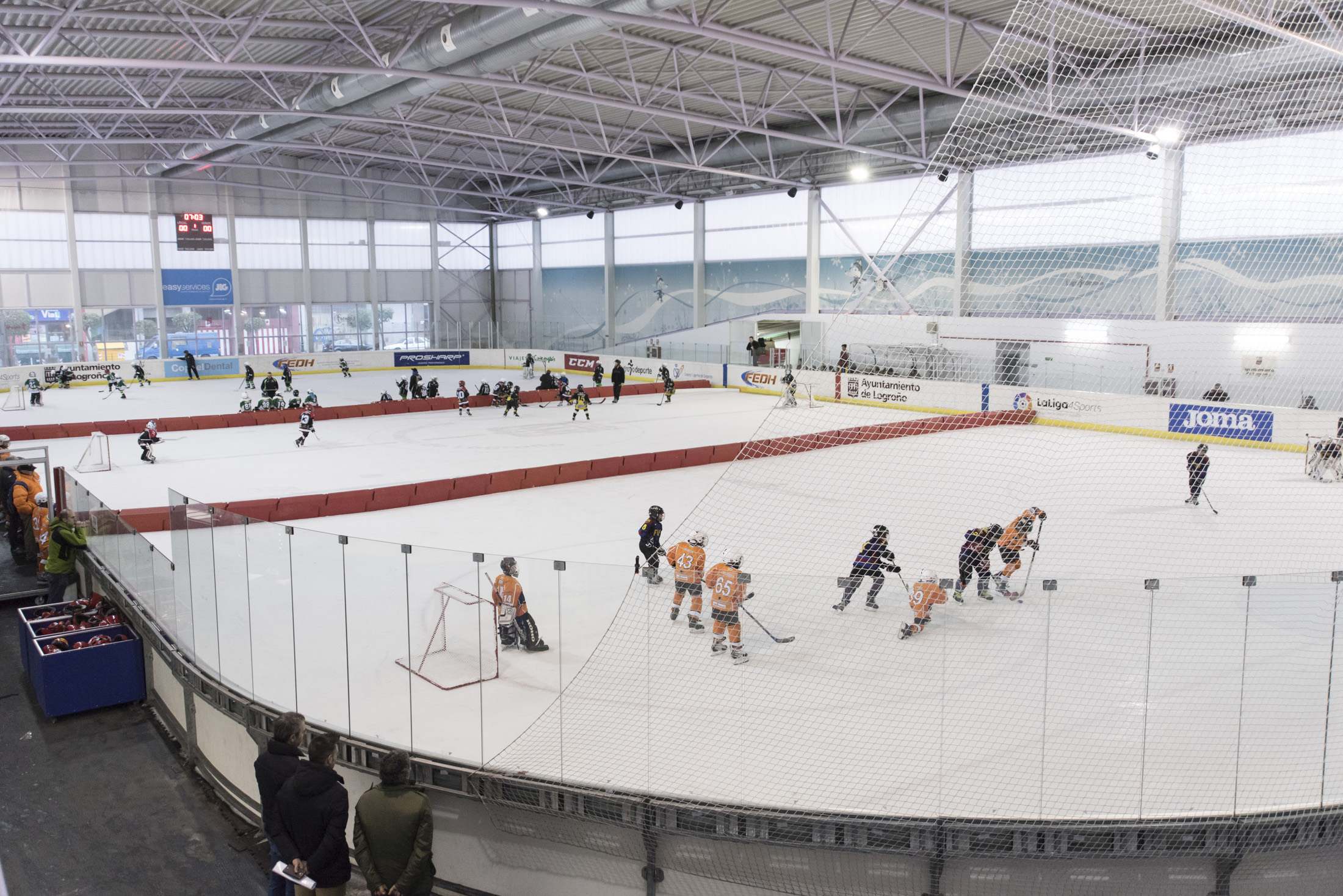 , Gran ambiente en el Festival U10 de Hockey Hielo de Logroño, Real Federación Española Deportes de Hielo