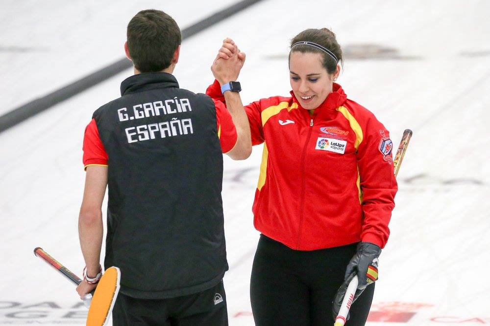 , España entra en los play off de Campeonato del Mundo de dobles mixto., Real Federación Española Deportes de Hielo