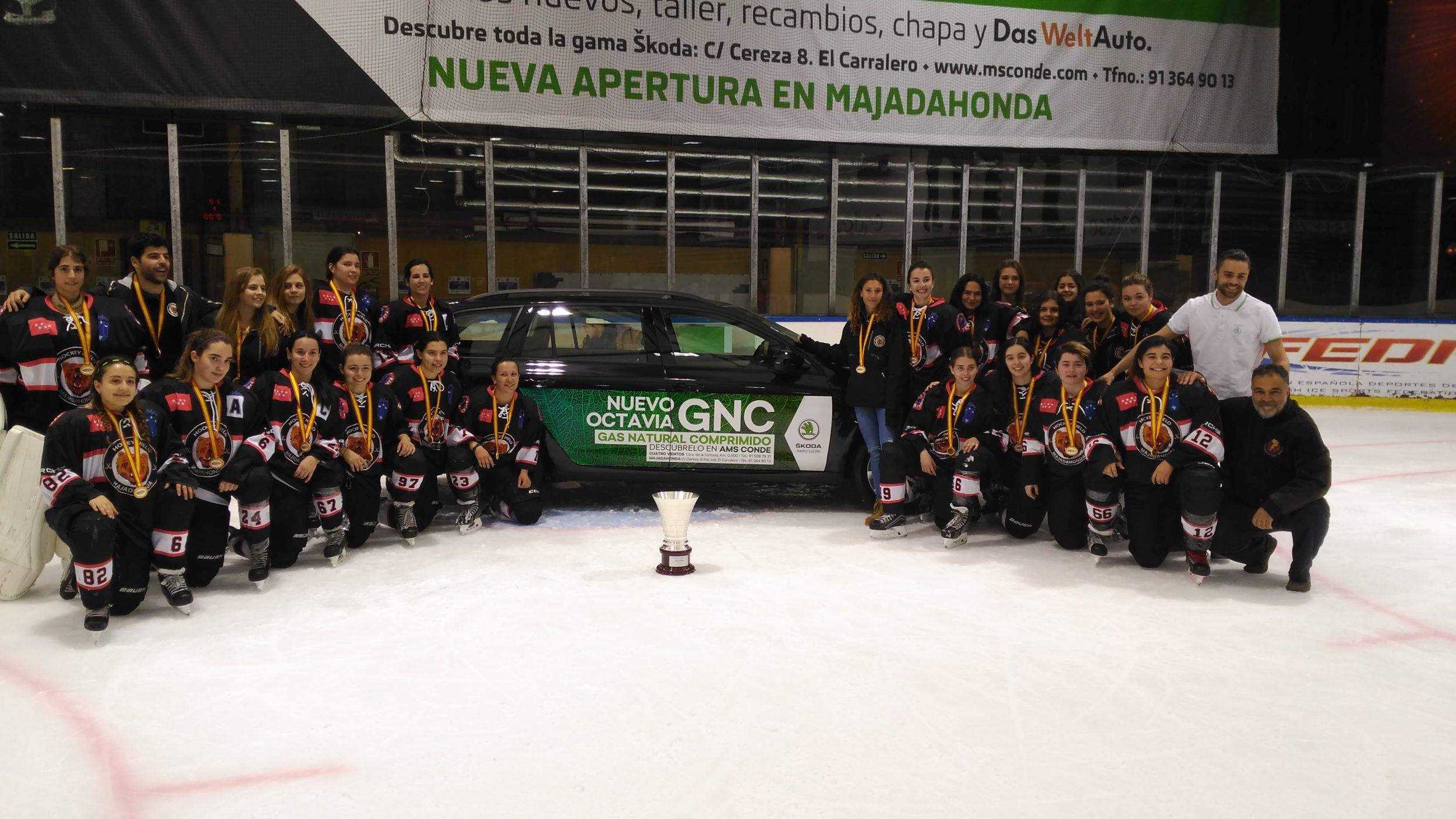 , SAD Majadahonda vencedor de la Liga Nacional de Hockey Hielo Femenina, Real Federación Española Deportes de Hielo