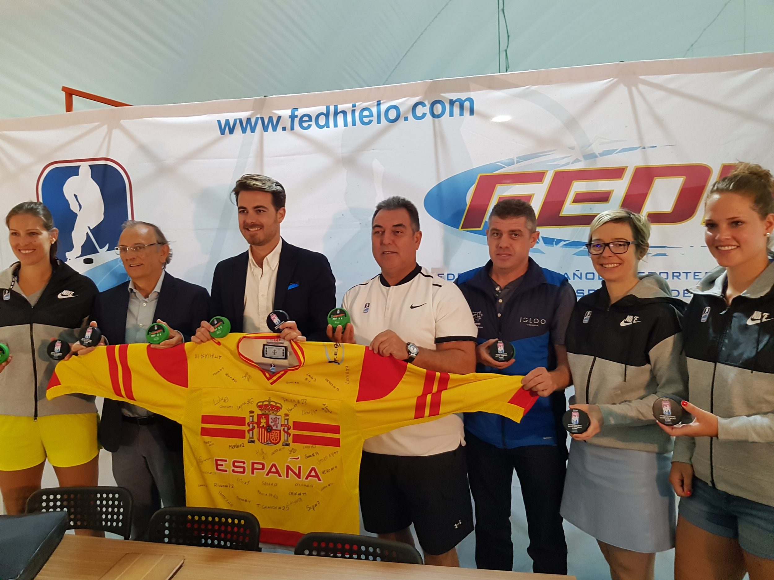 , Presentado el Stage Internacional de Porteras de Hockey Hielo de Granada, Real Federación Española Deportes de Hielo