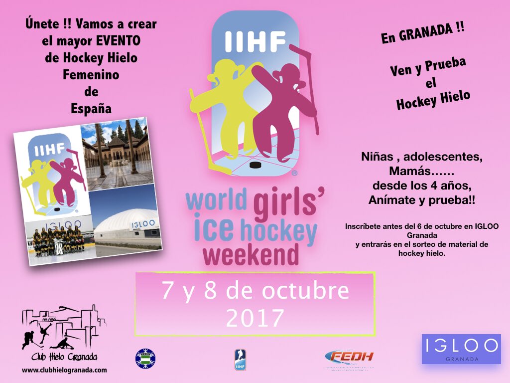, World Girls Ice Hockey Weekend en Granada, Real Federación Española Deportes de Hielo