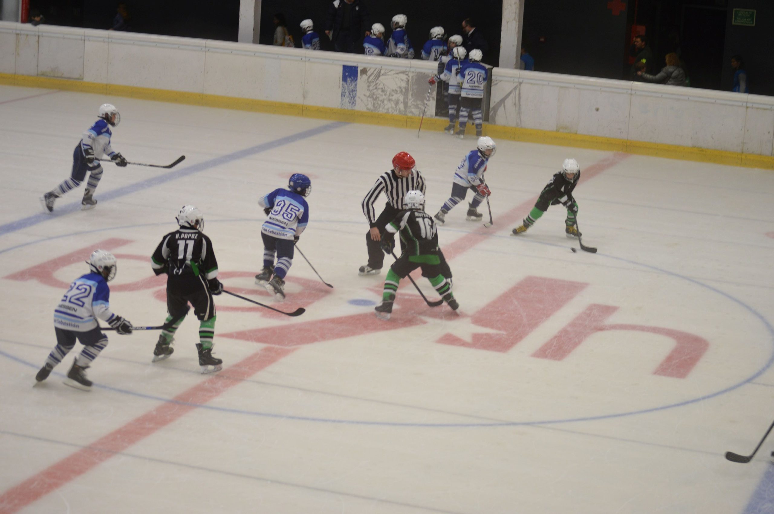 , Éxito en el primer Festival U12 de hockey hielo en Vitoria, Real Federación Española Deportes de Hielo