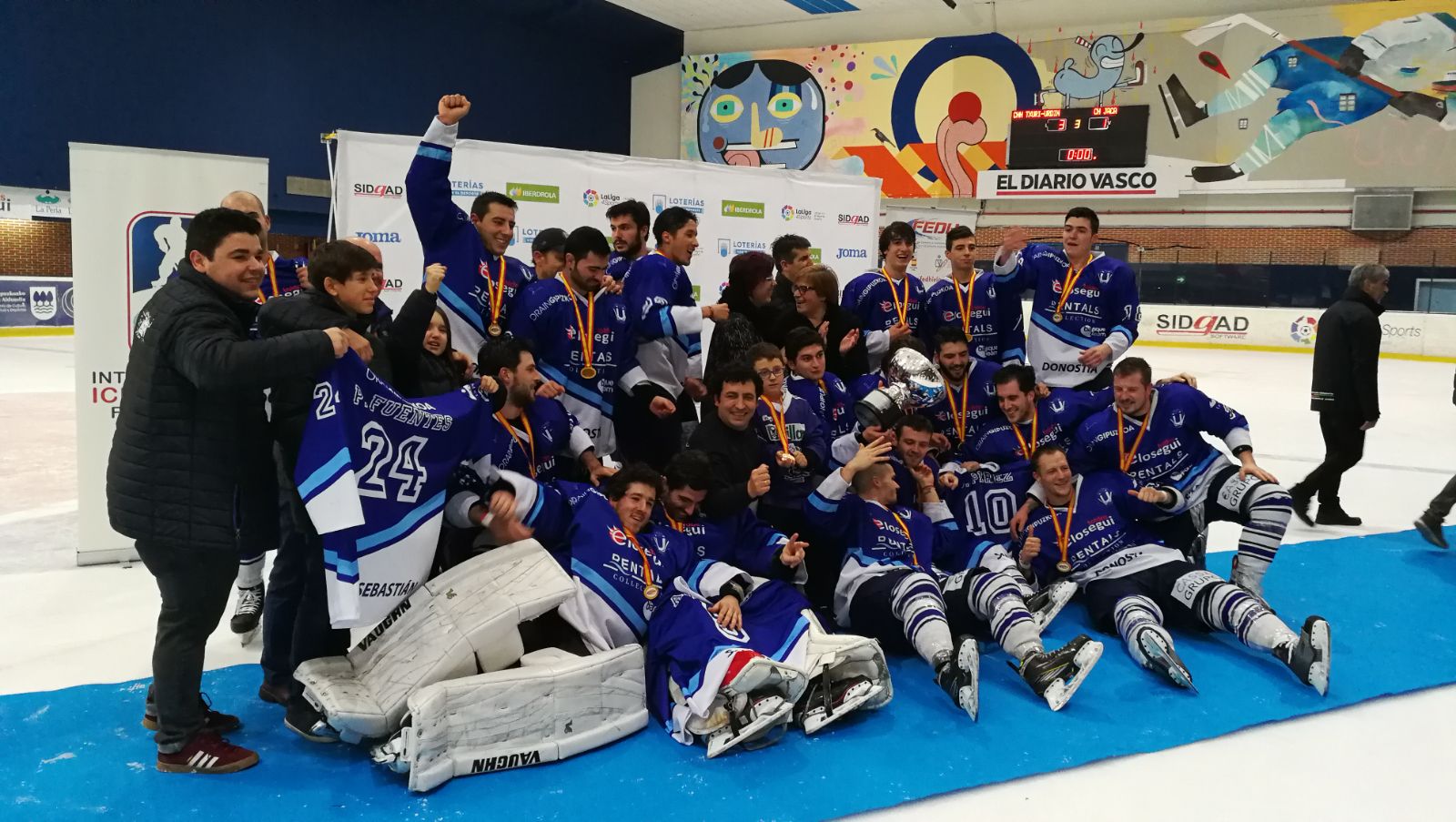 , El Txuri-Urdin se proclama Campeón de la Copa del Rey (3-1), Real Federación Española Deportes de Hielo