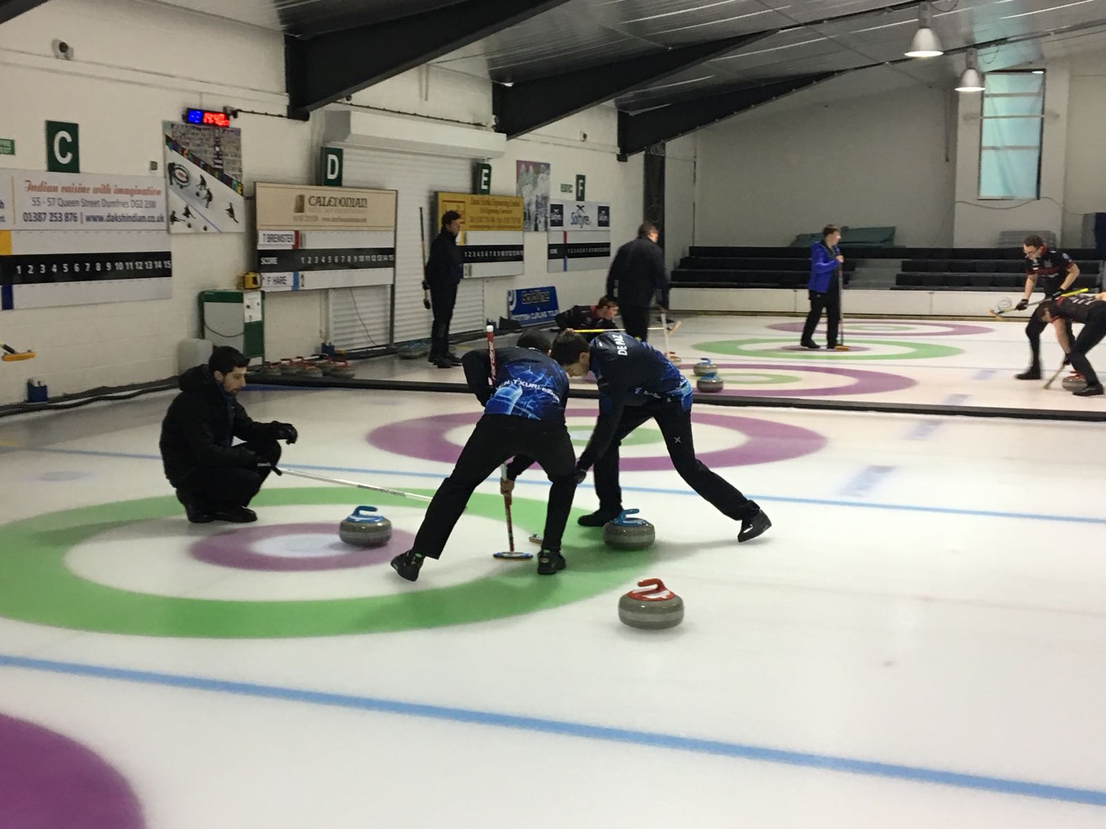 , Txuri-Berri y Barcelona Curling Club, sin premio en Dumfries, Real Federación Española Deportes de Hielo