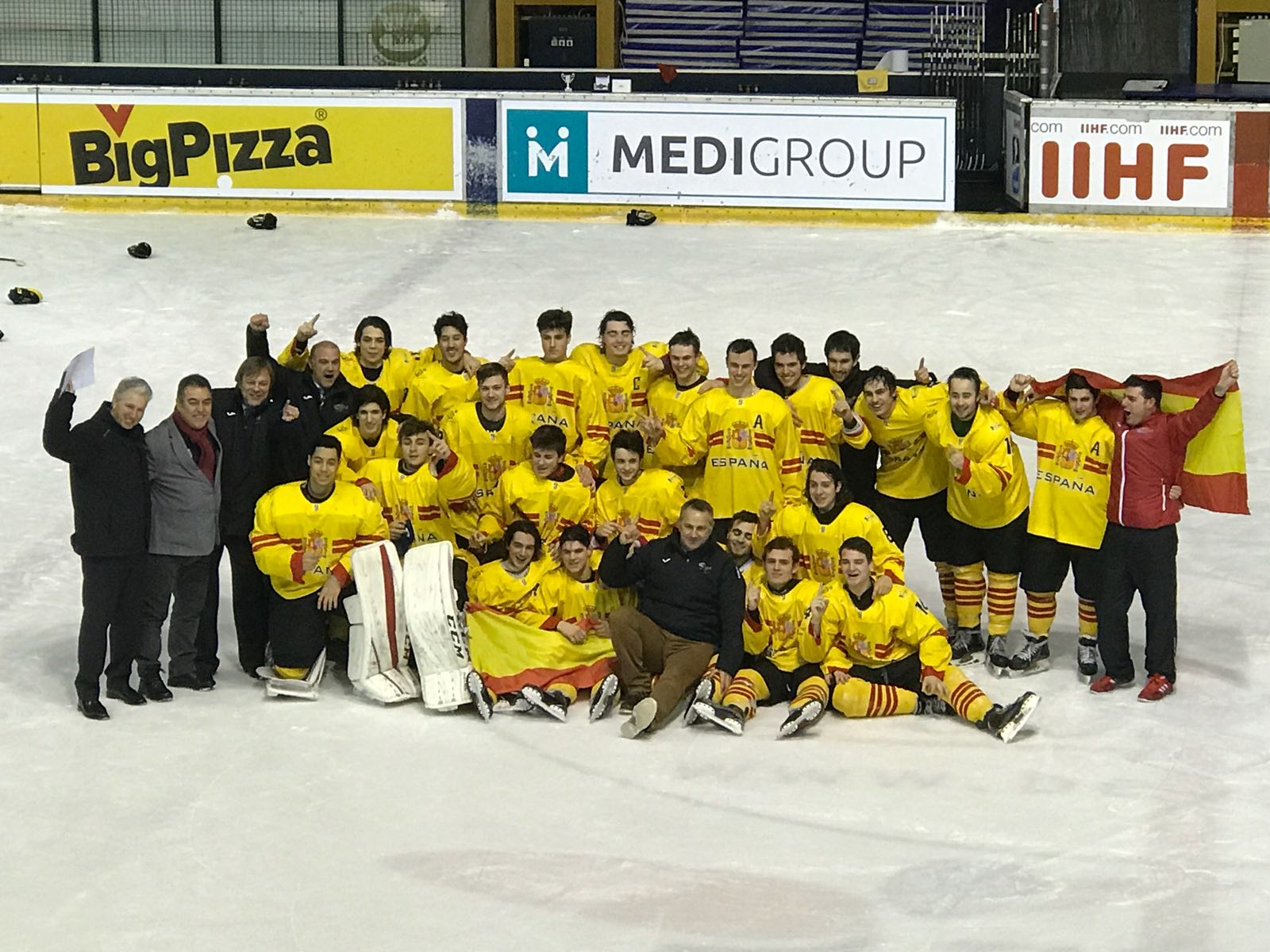 , ¡España campeona del Mundial U20 de Hockey!, Real Federación Española Deportes de Hielo