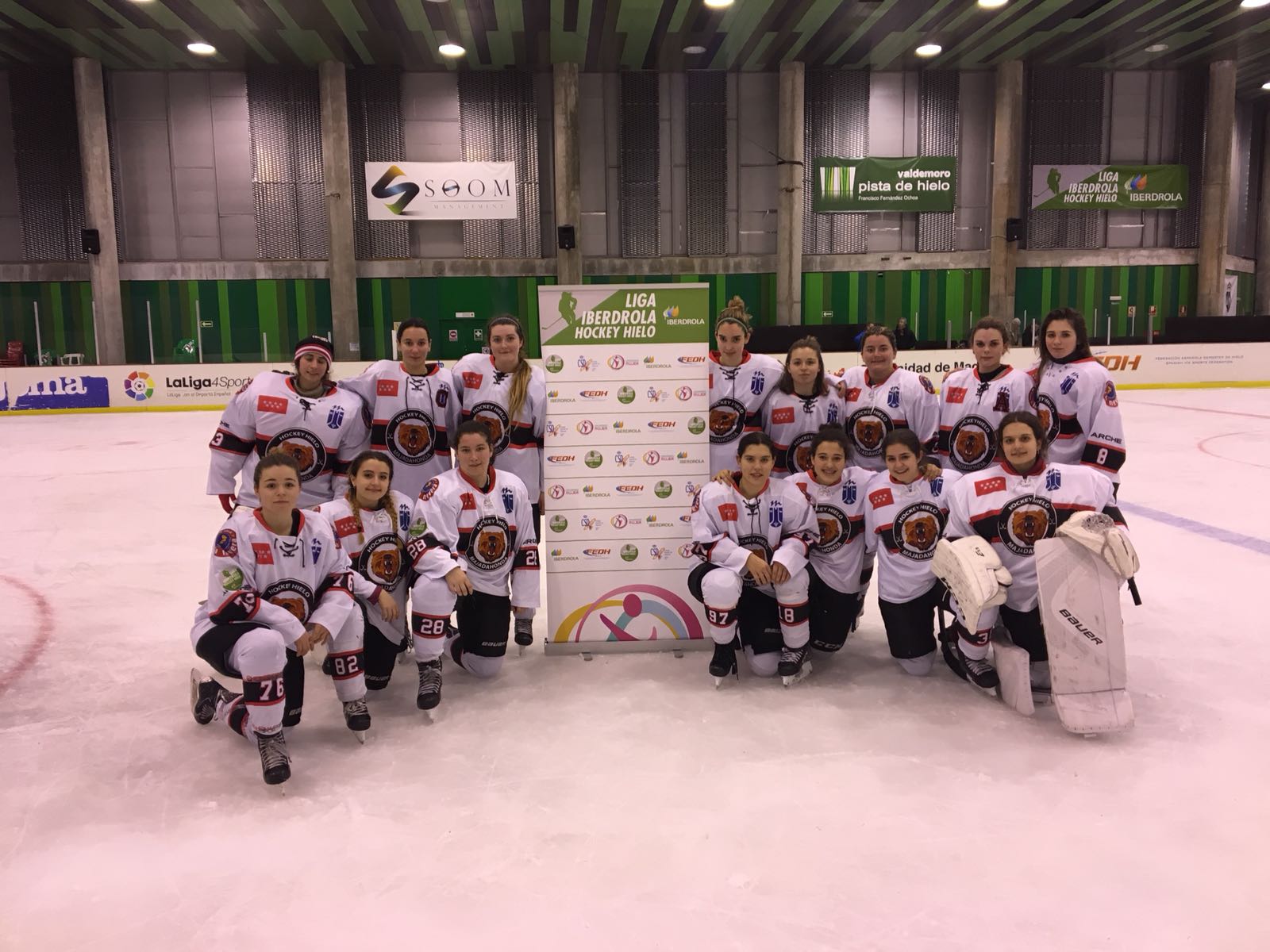 , SAD Majadahonda se asegura la primera plaza de la Liga Iberdrola, Real Federación Española Deportes de Hielo