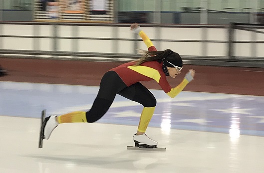 , Nil Llop y Ainoa Carreño brillan en la Final de la Copa del Mundo de Velocidad Junior, Real Federación Española Deportes de Hielo