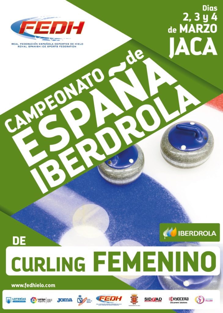, Turno para el Campeonato de España Iberdrola de Curling Femenino, Real Federación Española Deportes de Hielo