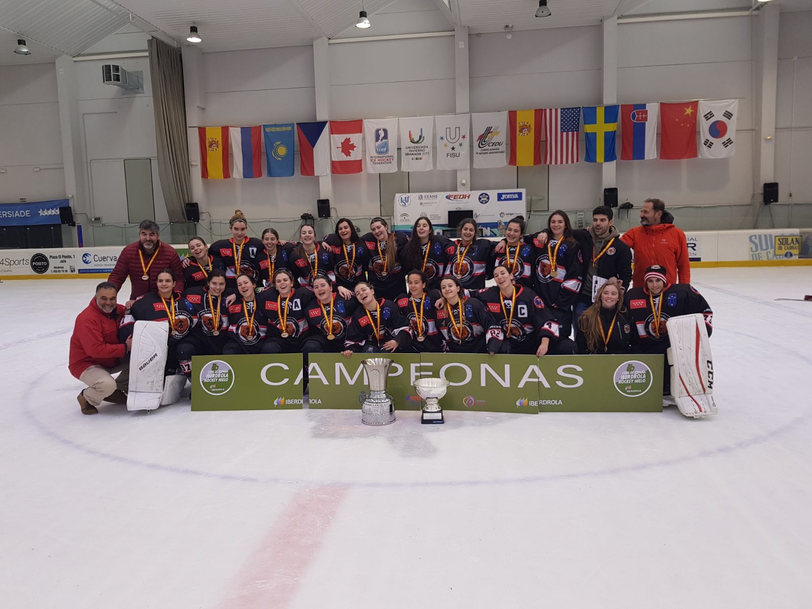 , ¡SAD Majadahonda Campeón de la Copa de España Iberdrola!, Real Federación Española Deportes de Hielo