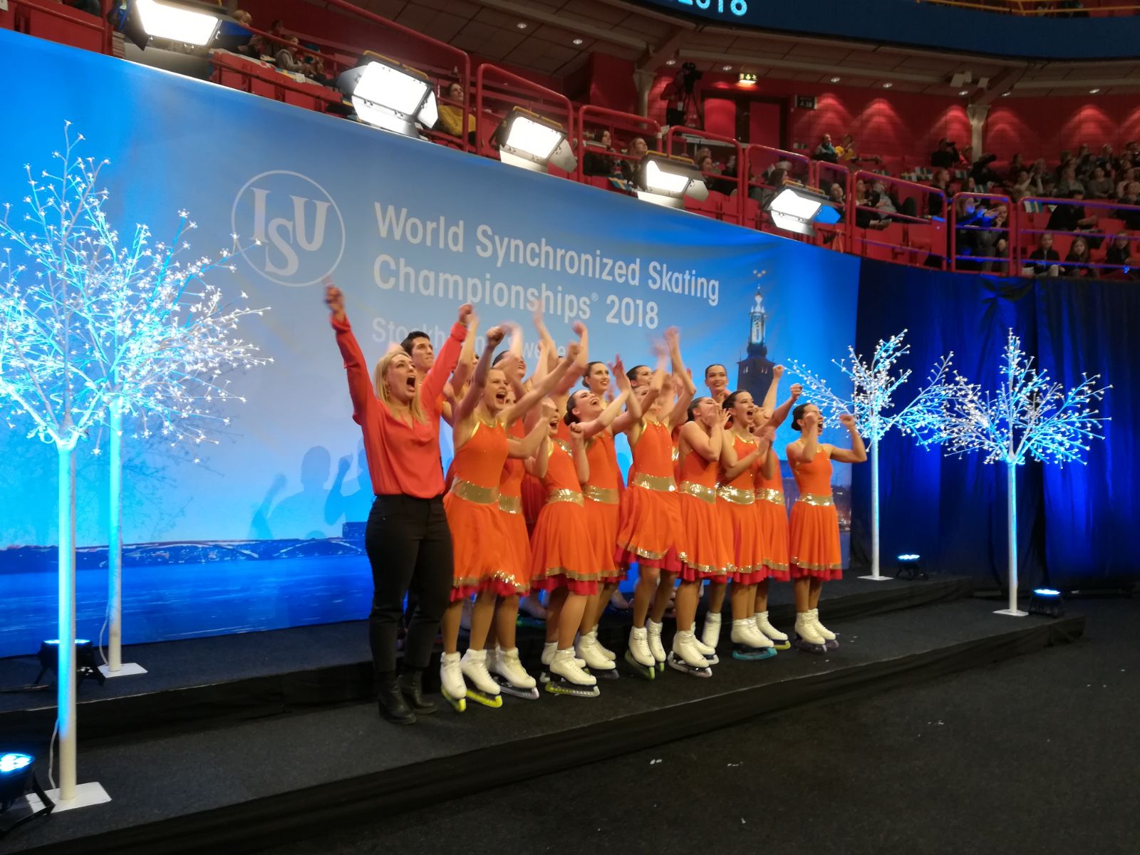 , El Team Fusion muestra su gran trabajo del año en el Mundial de Synchro, Real Federación Española Deportes de Hielo