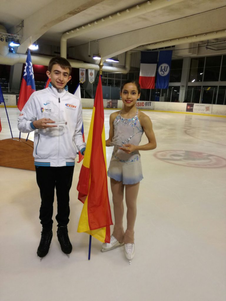 , Bronce para Marian Millares y Pablo García en la Rooster Cup, Real Federación Española Deportes de Hielo