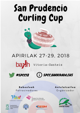 , La San Prudencio Curling Cup ofrecerá Curling por Streaming, Real Federación Española Deportes de Hielo