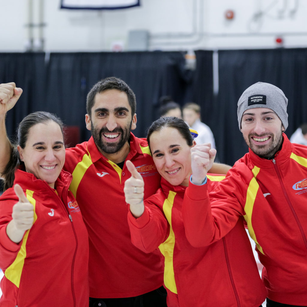 , España logra una histórica medalla de plata en el Mundial Mixto de curling, Real Federación Española Deportes de Hielo