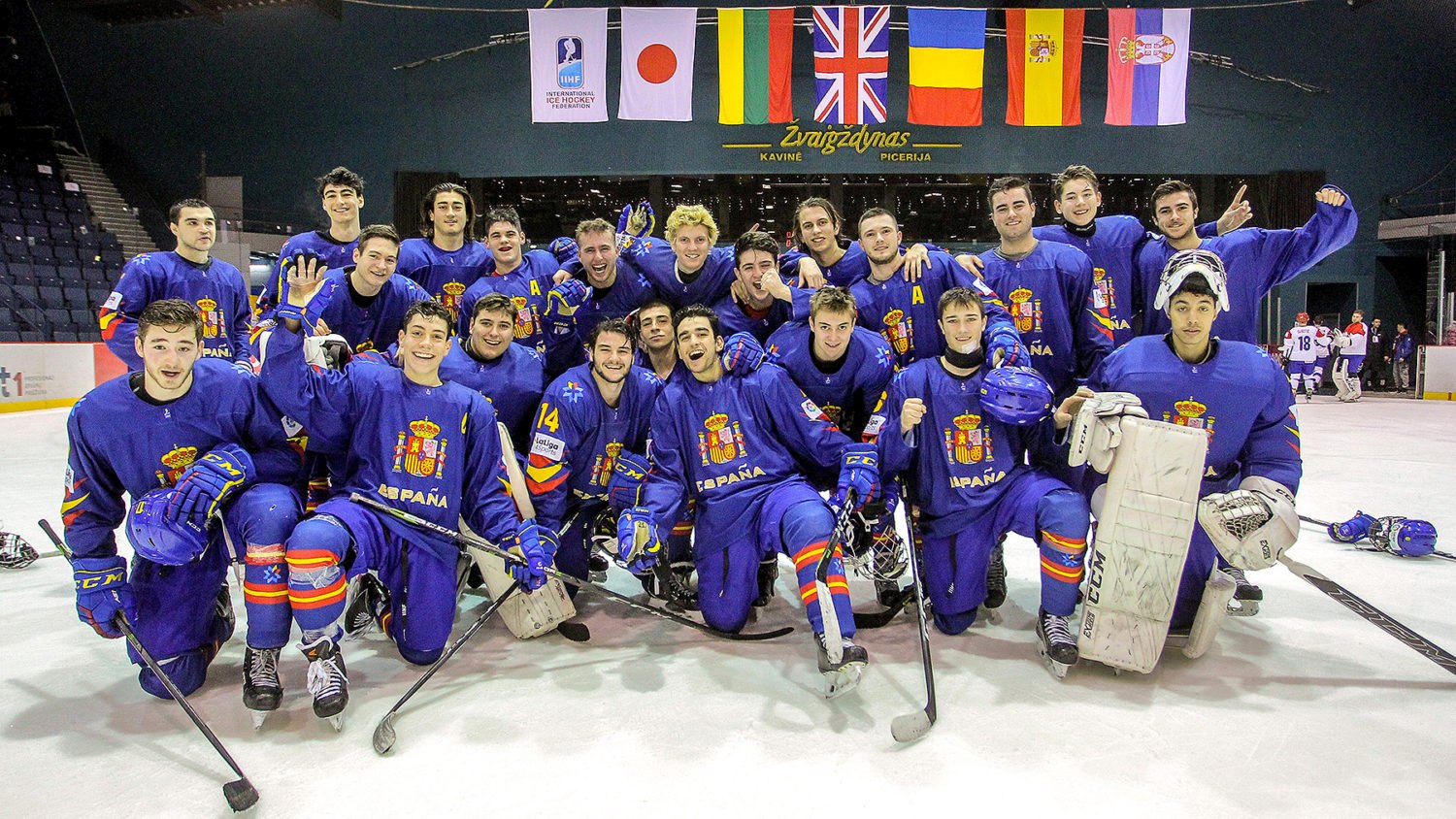 , La selección U20 consigue la permanencia en Vilnius, Real Federación Española Deportes de Hielo