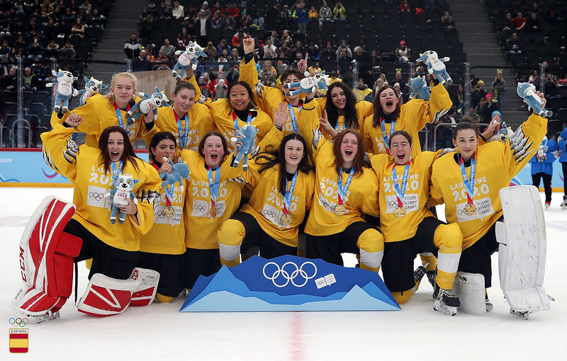 , Eva Aizpurua y Pablo González, oro en Lausanne 2020, Real Federación Española Deportes de Hielo