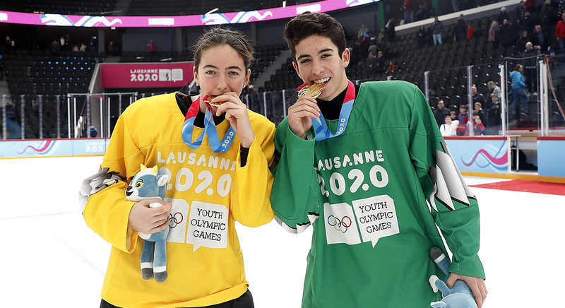 , Eva Aizpurua y Pablo González, oro en Lausanne 2020, Real Federación Española Deportes de Hielo