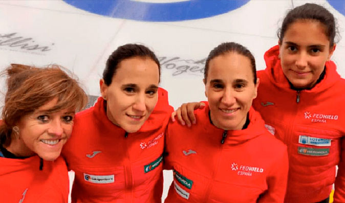 FEDHIELO. Real Federación Española Deportes de Hielo | Curling equipo femenino español