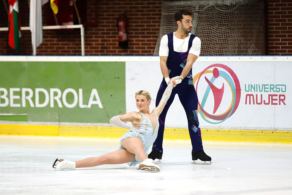 FEDHIELO. Real Federación Española Deportes de Hielo | OLIVIA SMART Y ADRIÁN DÍAZ PATINAJE ARTÍSTICO SOBRE HIELO