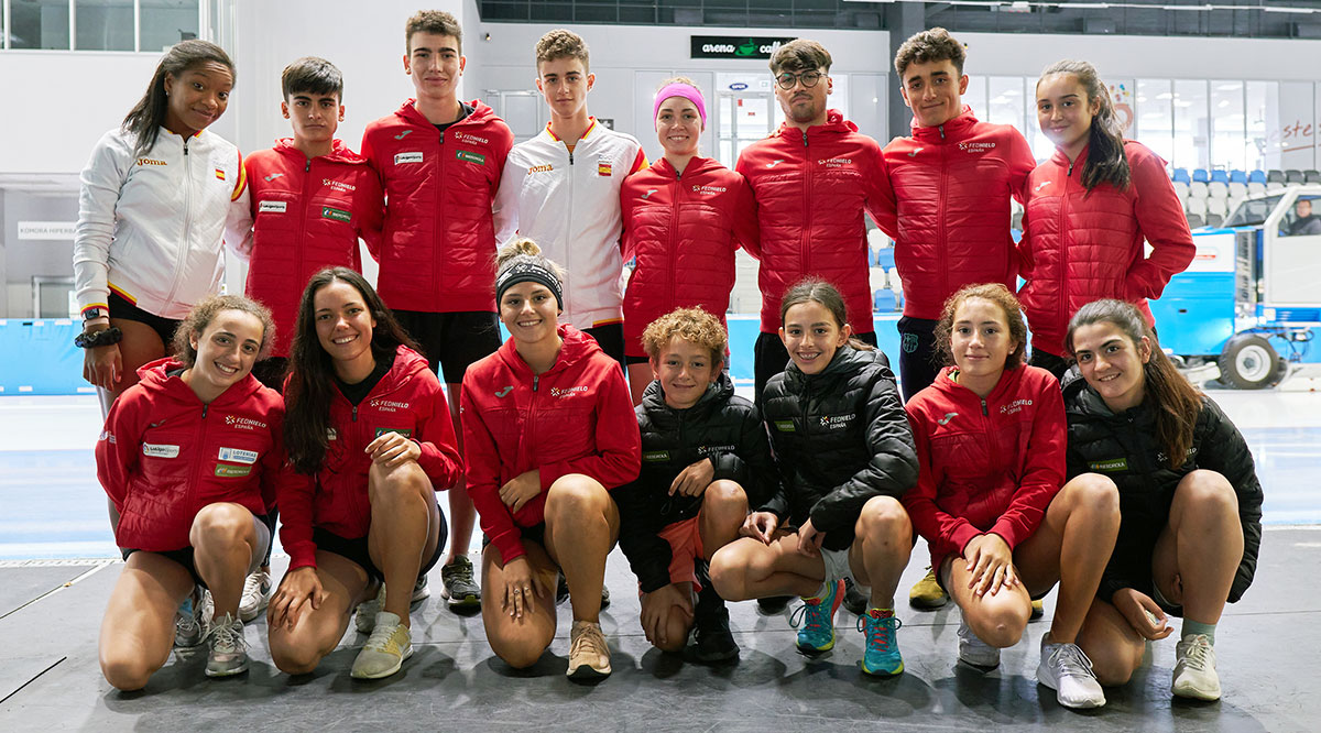 FEDHIELO. Real Federación Española Deportes de Hielo | grupo de velocidad sobre hielo