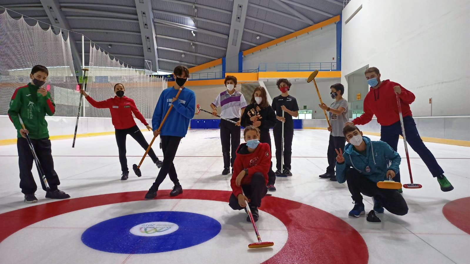 curling, El futuro del curling nacional completa tres días de tecnificación en Jaca, Real Federación Española Deportes de Hielo