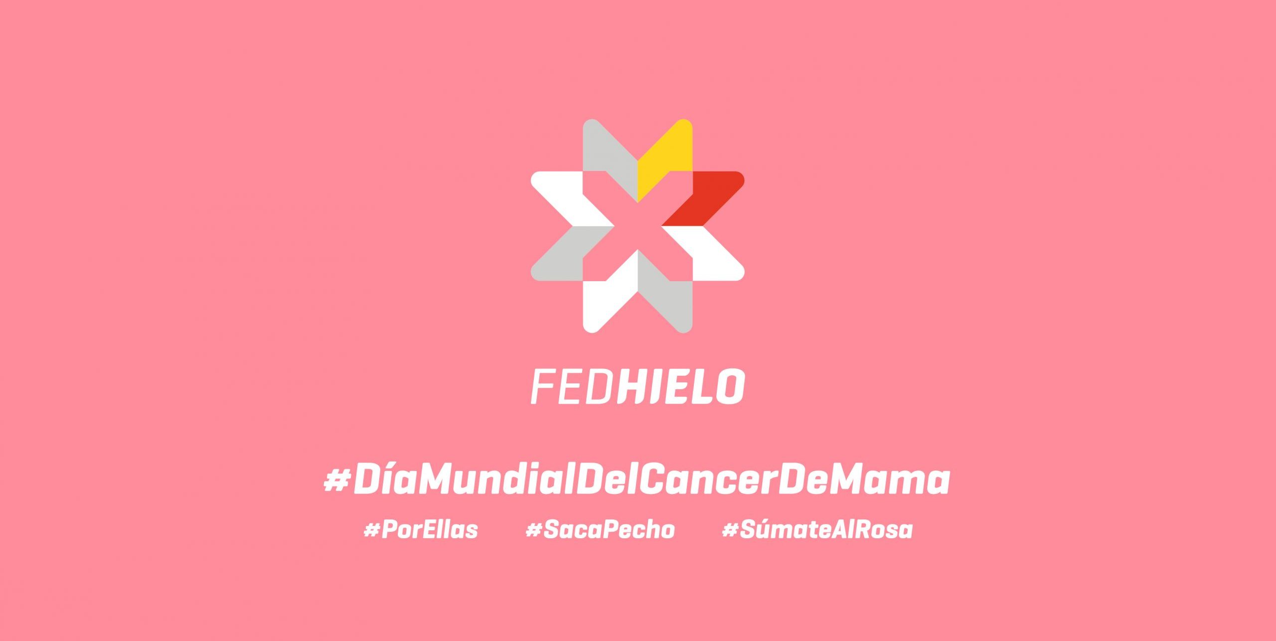 cáncer de mama, La FEDHielo se une al Día Mundial contra el cáncer de mama, Real Federación Española Deportes de Hielo
