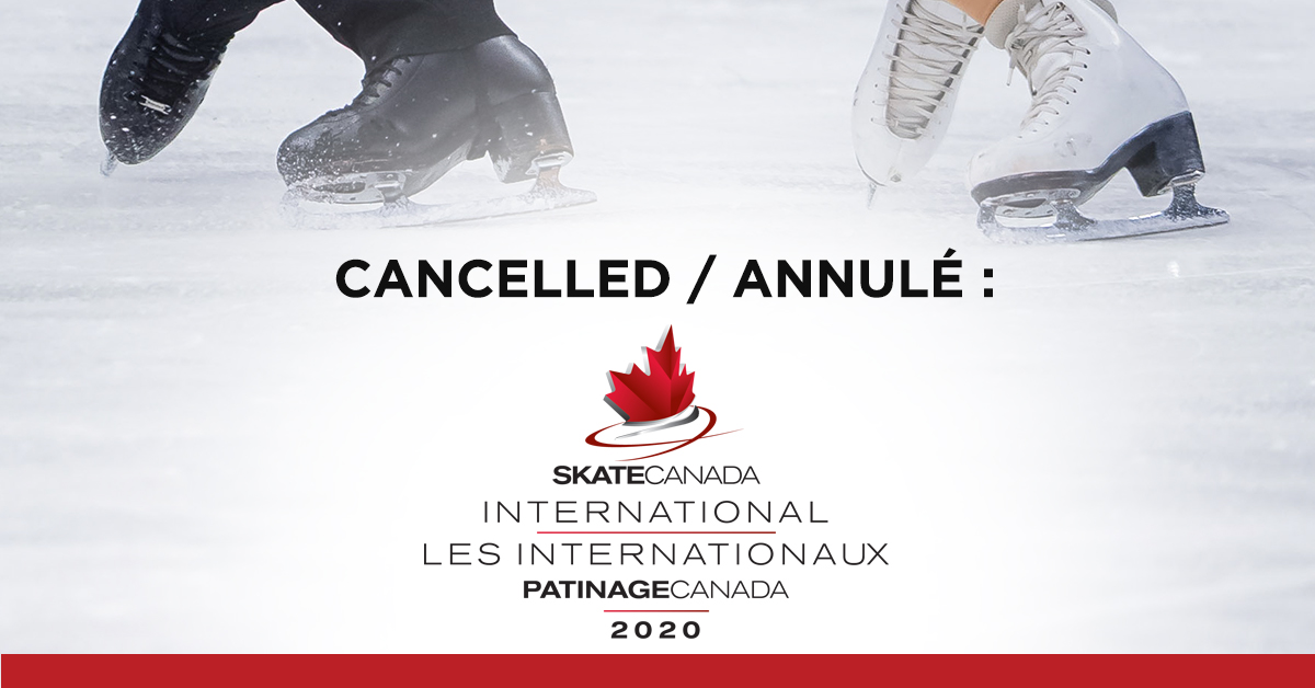 Skate Canada, La ISU anuncia la cancelación del Skate Canada, Real Federación Española Deportes de Hielo