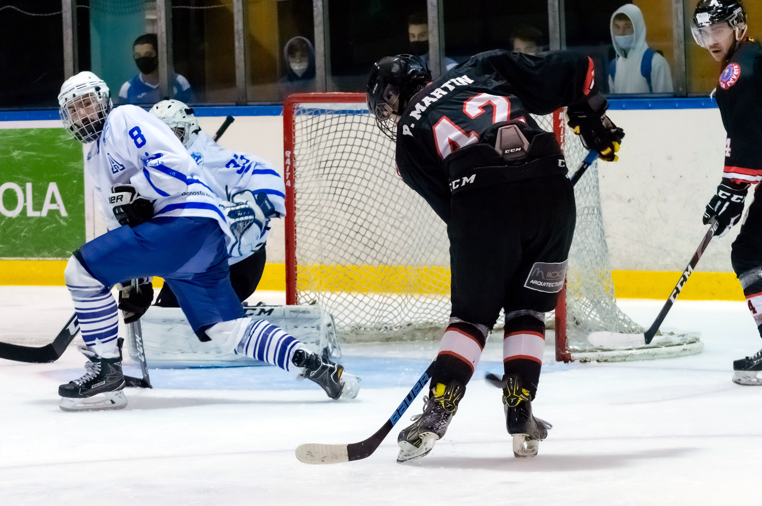 SAD Majadahonda, El SAD Majadahonda suma su primera victoria ante el CHH Txuri Urdin, Real Federación Española Deportes de Hielo