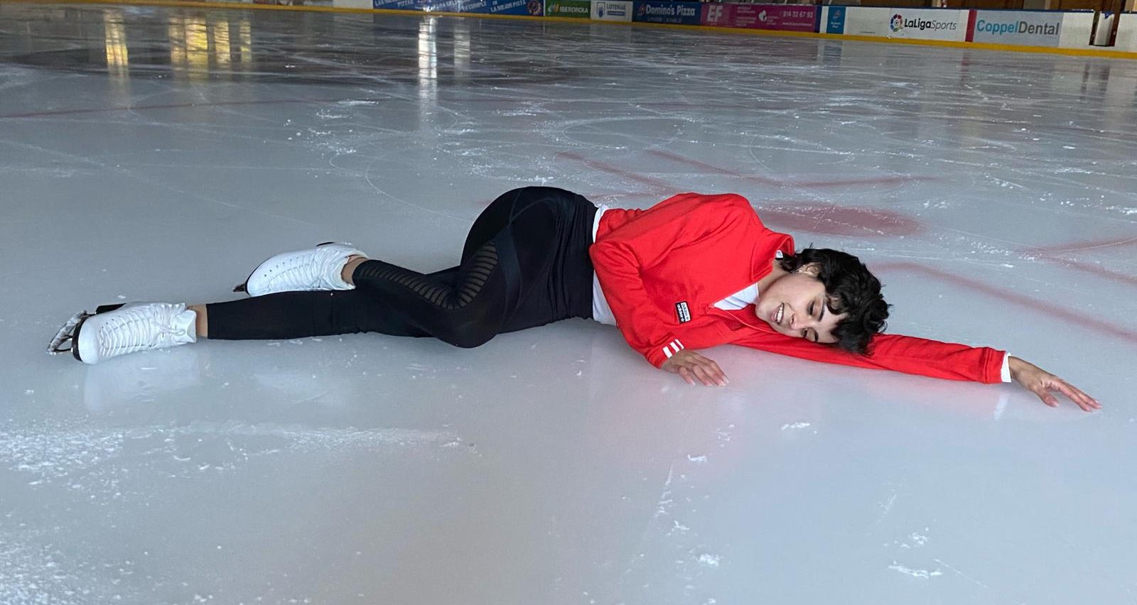 sara hurtado, Sara Hurtado vuelve a patinar sobre hielo dos meses después, Real Federación Española Deportes de Hielo