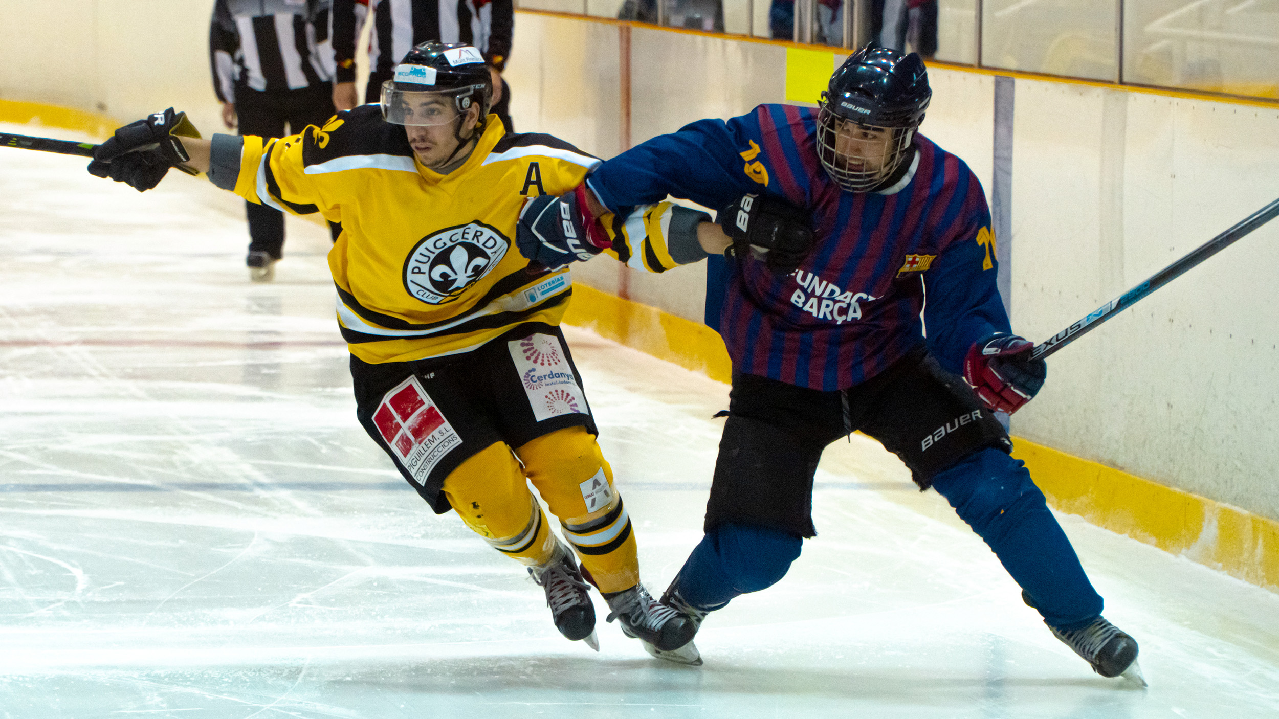 Puigcerdà, El CG Puigcerdà, más líder tras imponerse al Barça Hockey Gel, Real Federación Española Deportes de Hielo