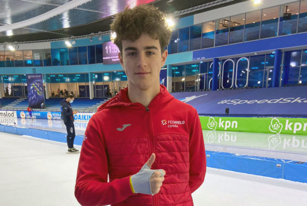 Nil Llop, Nil Llop, de récord en Heerenveen, Real Federación Española Deportes de Hielo