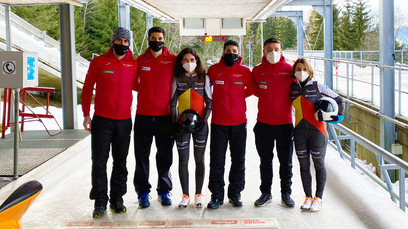 skeleton, Cuatro pilotos despiden la temporada de skeleton en Innsbruck, Real Federación Española Deportes de Hielo