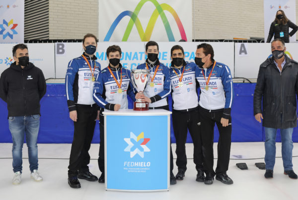 Txuri-Berri, Txuri-Berri Curling logra su séptima corona nacional masculina, Real Federación Española Deportes de Hielo