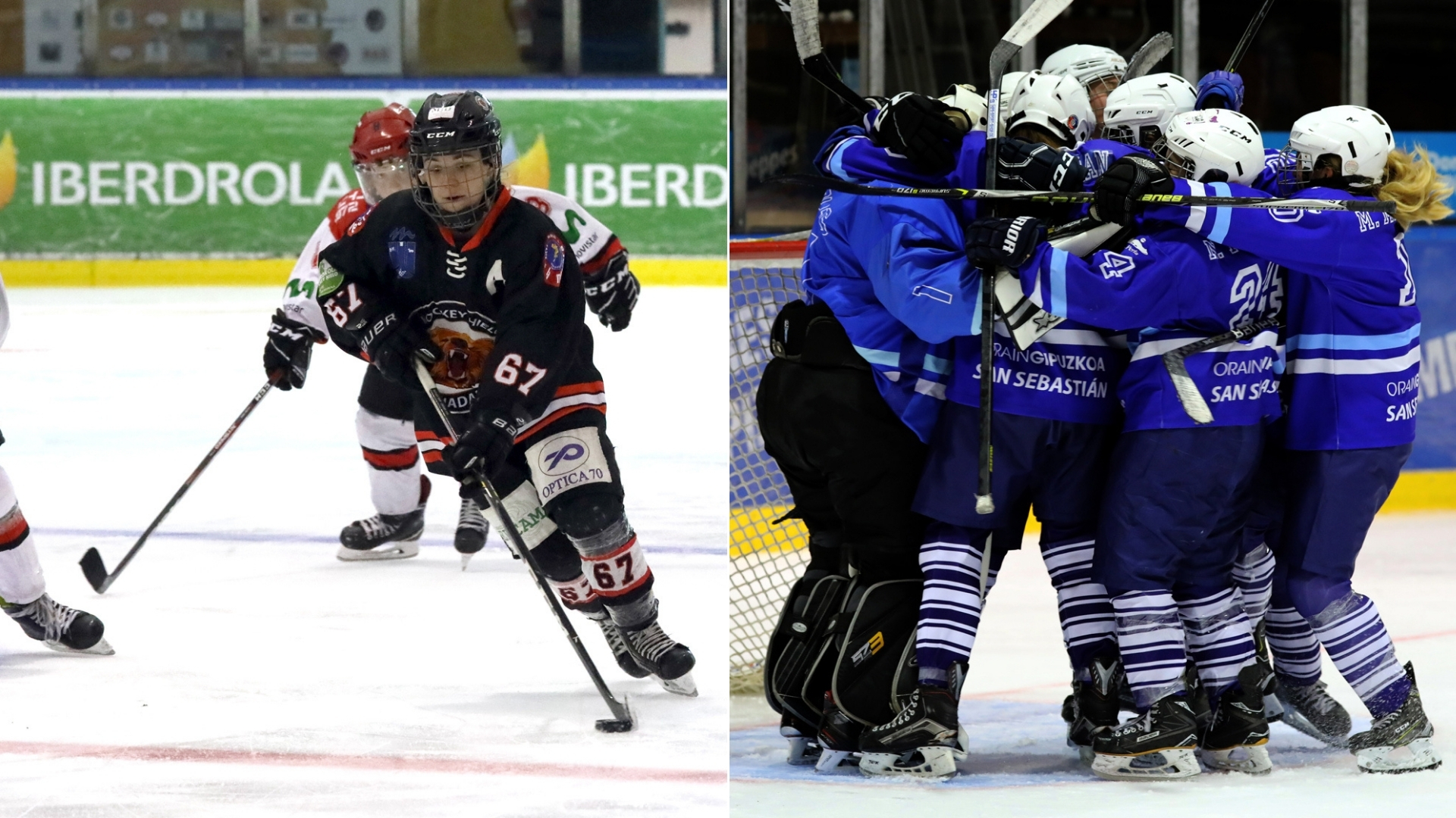 , SAD Majadahonda y CHH Txuri Urdin, a la final de la Copa de SM la Reina, Real Federación Española Deportes de Hielo