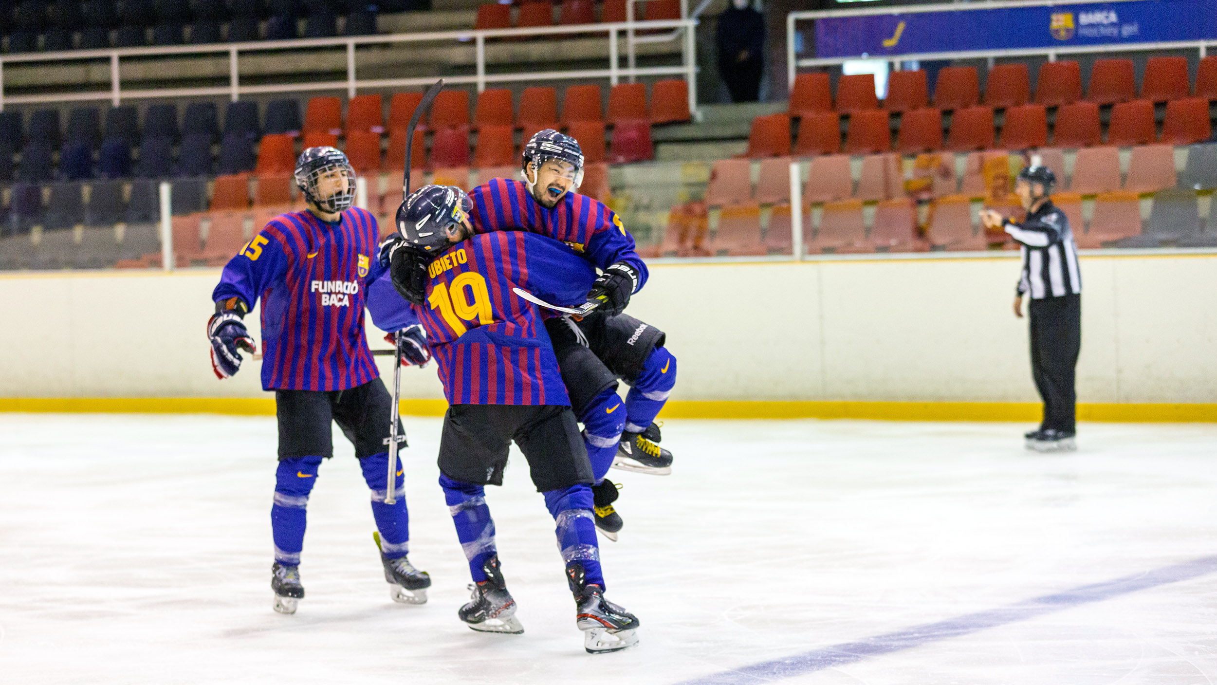 Barça, El Barça Hockey Gel, a un paso del título de LNHH Loterías, Real Federación Española Deportes de Hielo