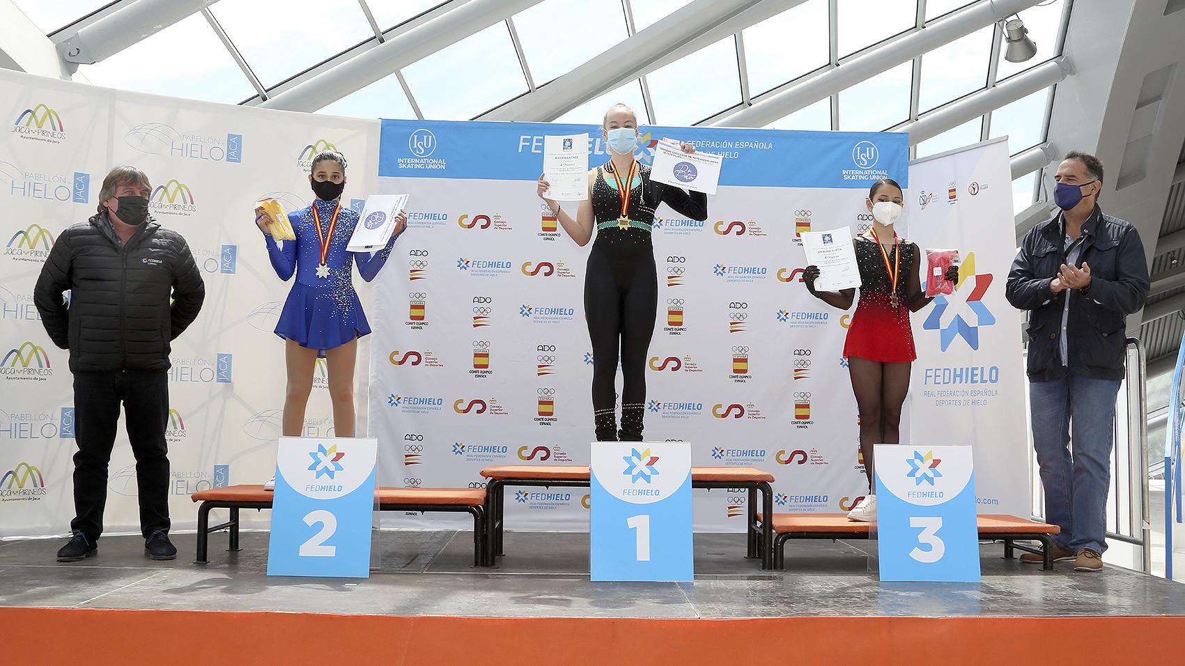 , El futuro del patinaje artístico se exhibe en Jaca, Real Federación Española Deportes de Hielo