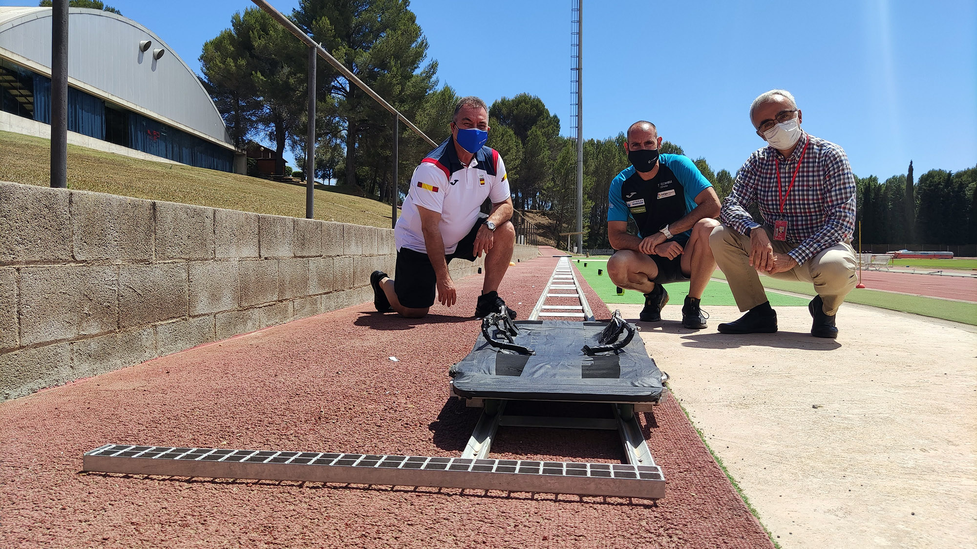 España, La RFEDH presenta la primera pista de arranque de España, Real Federación Española Deportes de Hielo