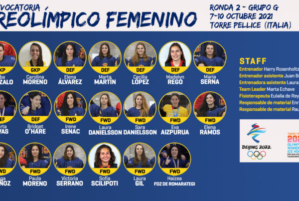 PreOlímpico, España presenta su convocatoria para el PreOlímpico de Torre Pellice, Real Federación Española Deportes de Hielo